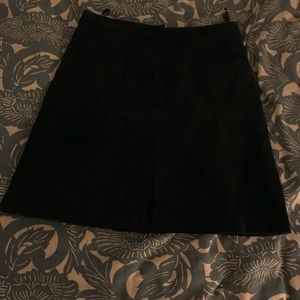 Vintage black suede Lilly Pulitzer skirt